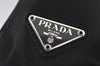 Authentic PRADA Vintage Nylon Tessuto Hand Bag Purse Black 7124K