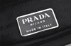 Authentic PRADA Vintage Nylon Tessuto Hand Bag Purse Black 7124K