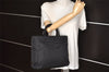 Authentic PRADA Vintage Nylon Tessuto Hand Bag Purse Black 7124K