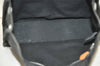 Authentic HERMES Vintage Fourre Tout PM Hand Tote Bag Purse Canvas Black 7125K