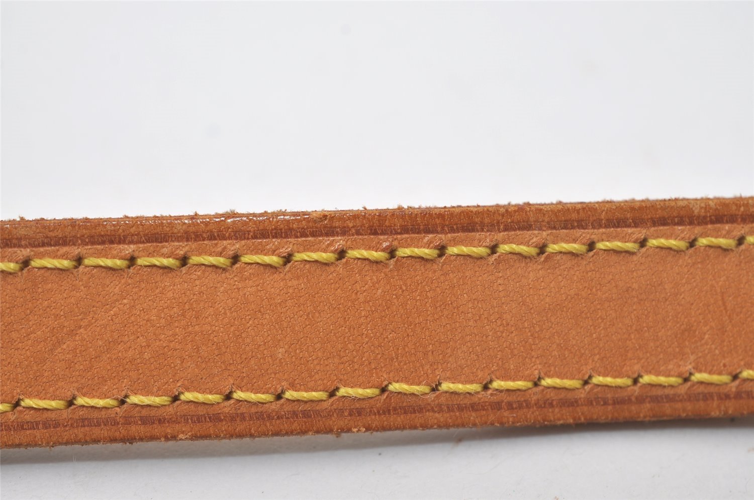 Authentic Louis Vuitton Leather Shoulder Strap Beige 39