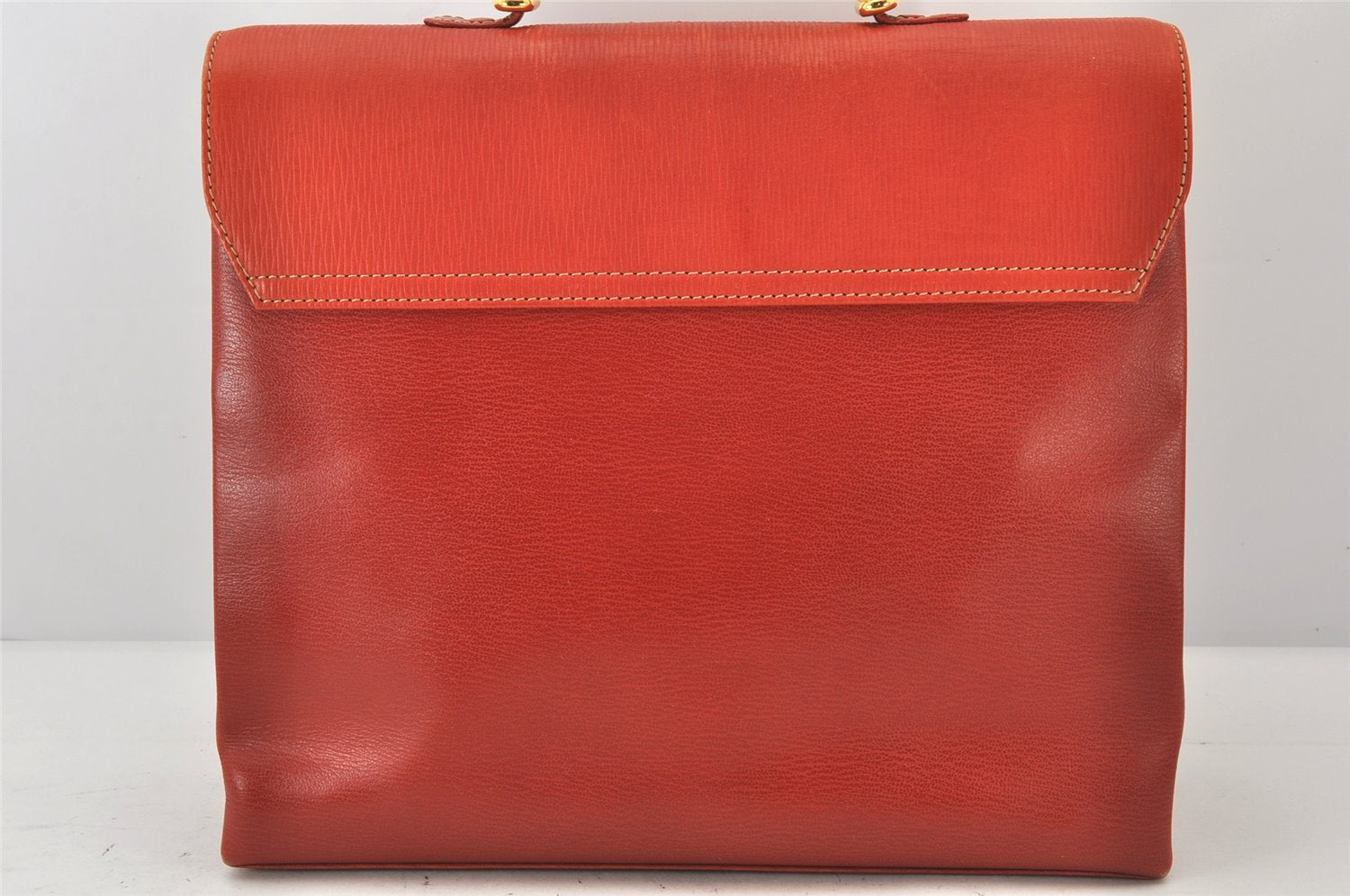 Authentic LOEWE Velazquez Vintage 2Way Shoulder Hand Bag Purse Leather Red 7128K