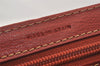 Authentic LOEWE Velazquez Vintage 2Way Shoulder Hand Bag Purse Leather Red 7128K