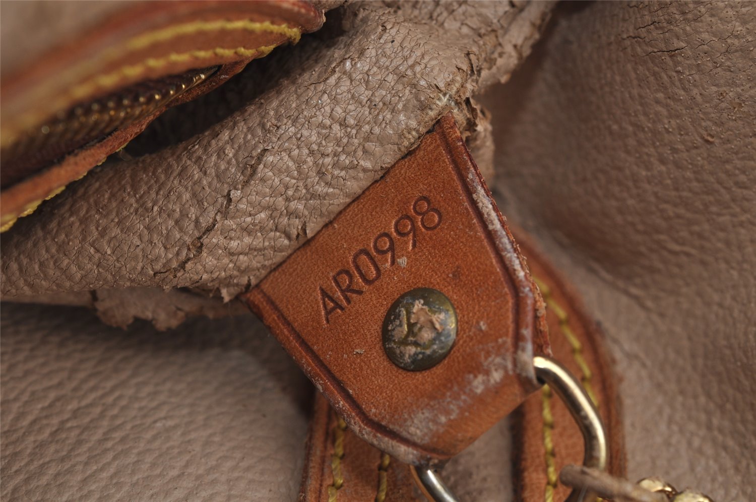 Authentic Louis Vuitton Monogram Bucket PM Shoulder Tote Bag M42238 Junk 7131I