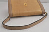 Authentic YVES SAINT LAURENT Shoulder Cross Body Bag Purse Leather Yellow 7131J