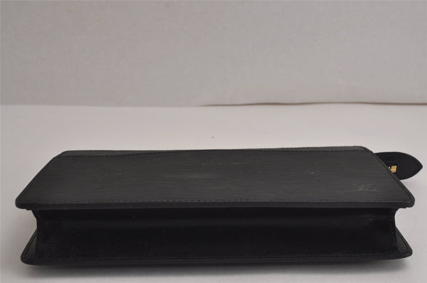 Authentic Louis Vuitton Epi Pochette Homme Clutch Hand Bag Black M52522 LV 7133J