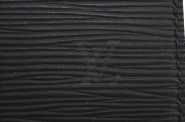 Authentic Louis Vuitton Epi Pochette Homme Clutch Hand Bag Black M52522 LV 7133J