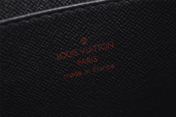 Authentic Louis Vuitton Epi Pochette Homme Clutch Hand Bag Black M52522 LV 7133J