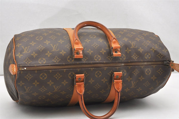 Authentic Louis Vuitton Monogram Keepall 45 Travel Boston Bag Old Model LV 7133K