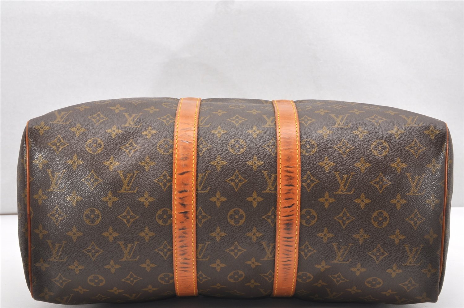 Authentic Louis Vuitton Monogram Keepall 45 Travel Boston Bag Old Model LV 7133K