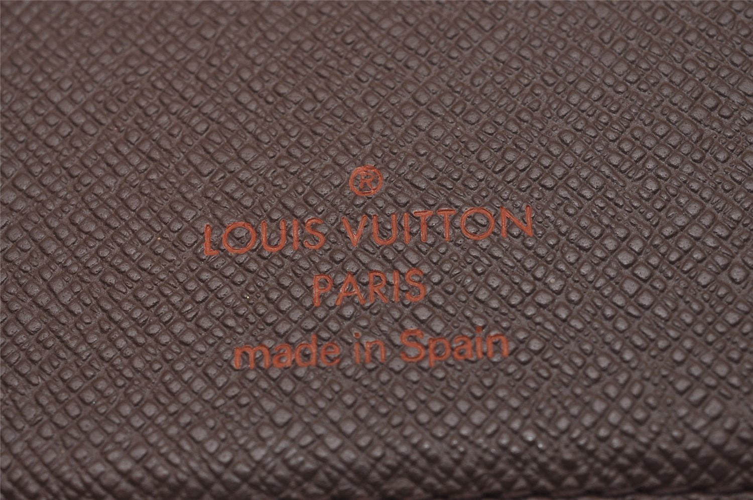 Authentic Louis Vuitton Damier Agenda Poche Notebook Cover R20703 LV 7134I