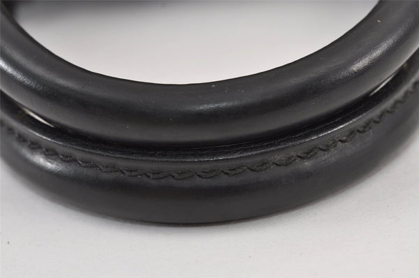 Authentic Louis Vuitton Epi Porte Documents Voyage Briefcase M59162 Black 7134J