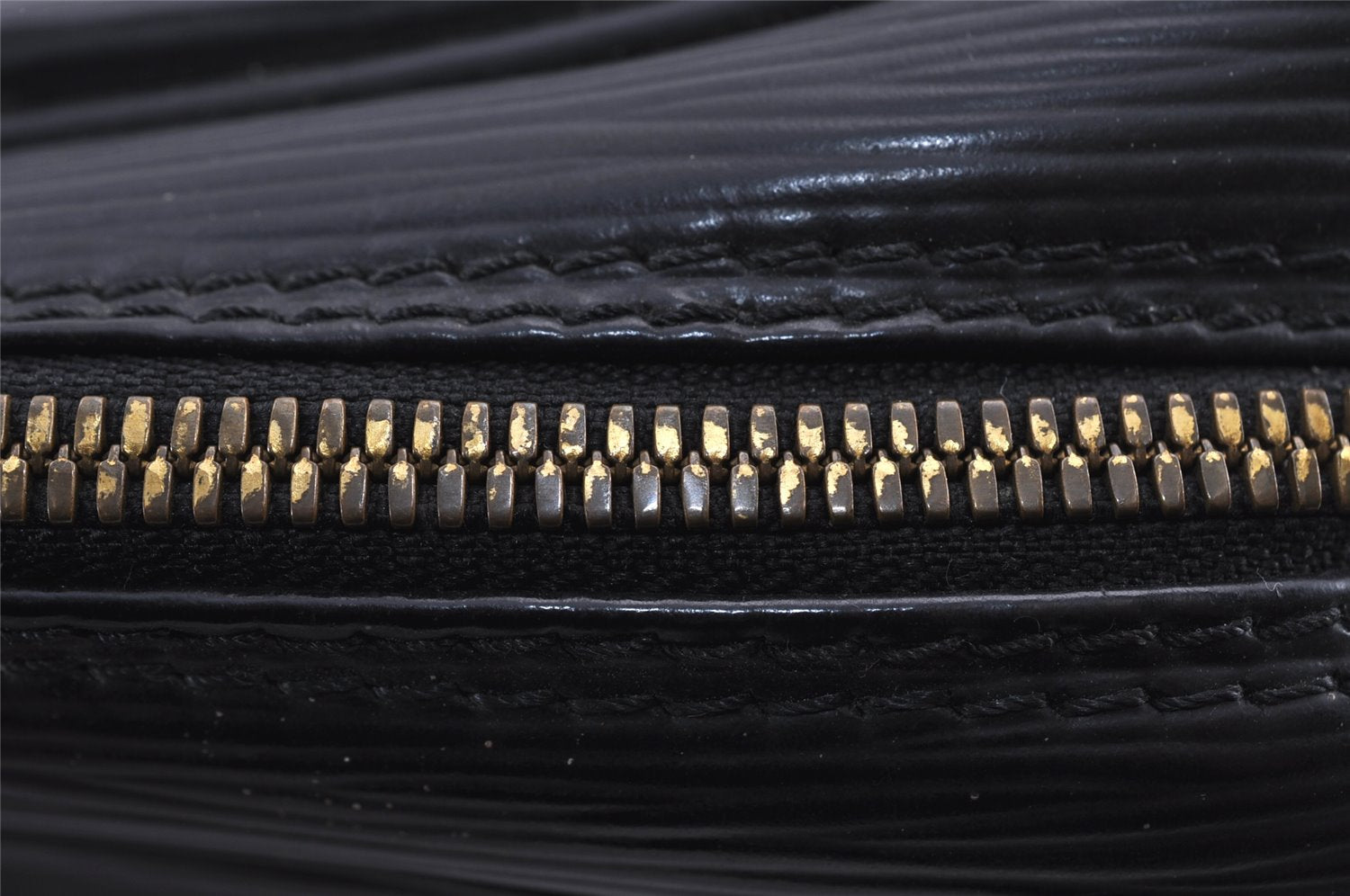 Authentic Louis Vuitton Epi Porte Documents Voyage Briefcase M59162 Black 7134J