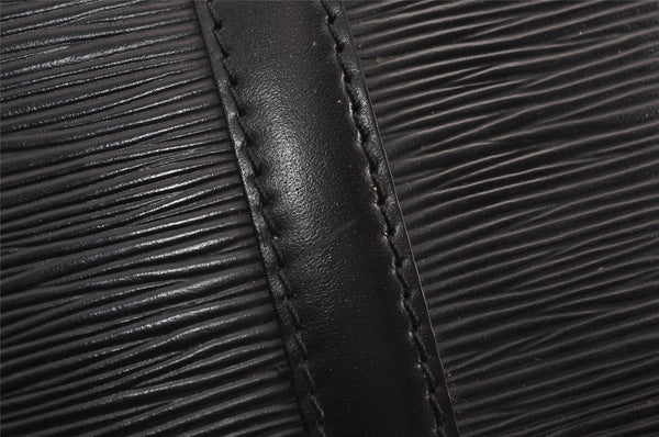 Authentic Louis Vuitton Epi Porte Documents Voyage Briefcase M59162 Black 7134J