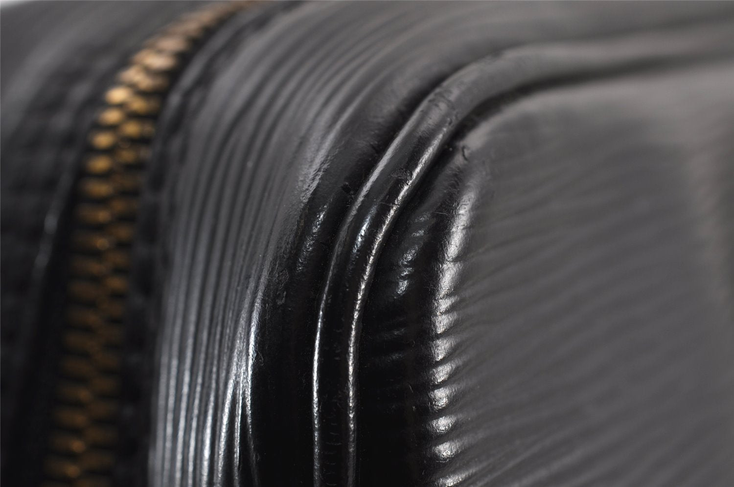 Authentic Louis Vuitton Epi Porte Documents Voyage Briefcase M59162 Black 7134J