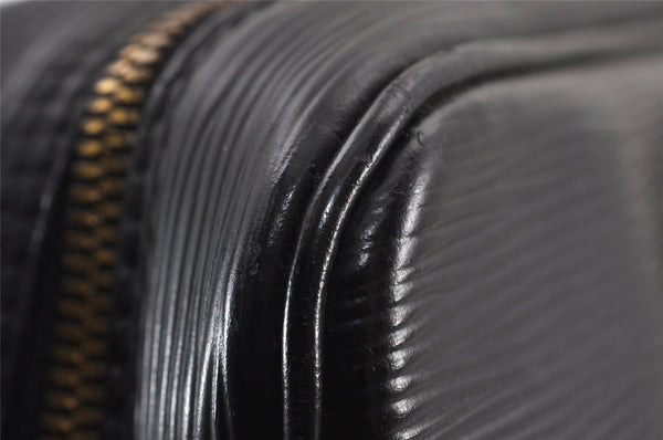 Authentic Louis Vuitton Epi Porte Documents Voyage Briefcase M59162 Black 7134J