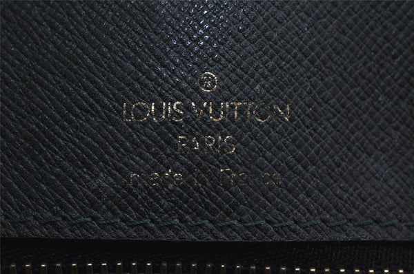 Authentic Louis Vuitton Epi Porte Documents Voyage Briefcase M59162 Black 7134J
