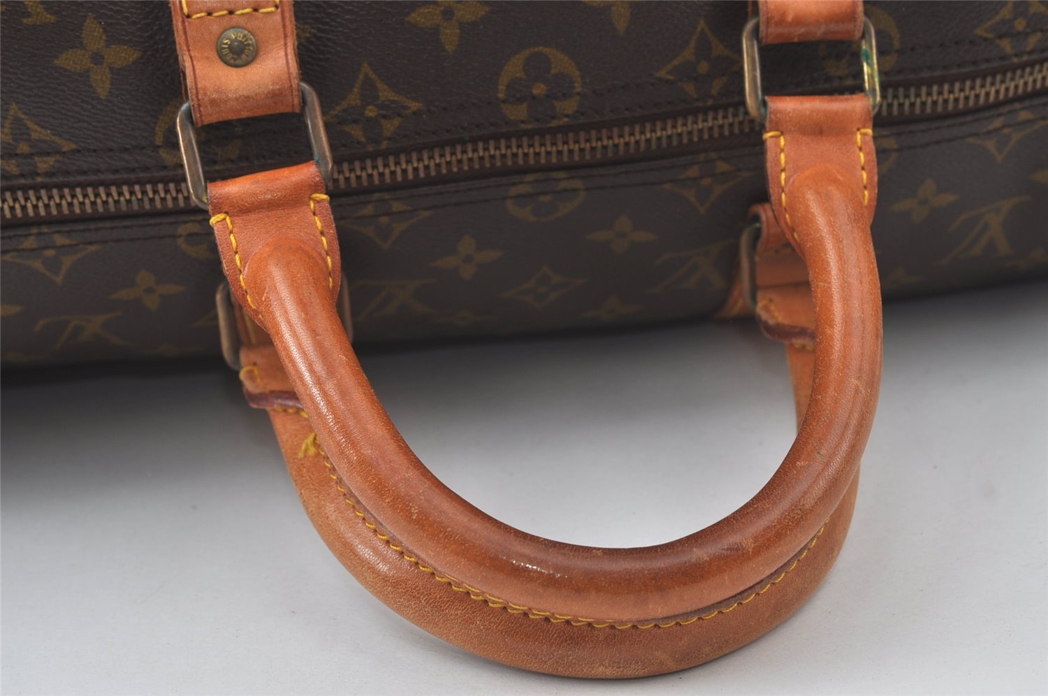 Authentic Louis Vuitton Monogram Keepall 50 Travel Boston Bag Old Model LV 7136K