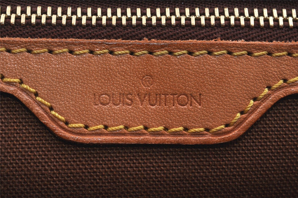 Authentic Louis Vuitton Monogram Gibeciere GM Shoulder Cross Bag M42246 LV 7137K