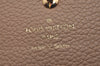 Auth Louis Vuitton Monogram Empreinte Portefeuille Emilie Wallet Black LV 7139I