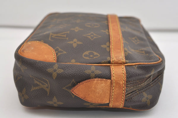 Authentic Louis Vuitton Monogram Compiegne 28 Clutch Hand Bag M51845 LV 7139J