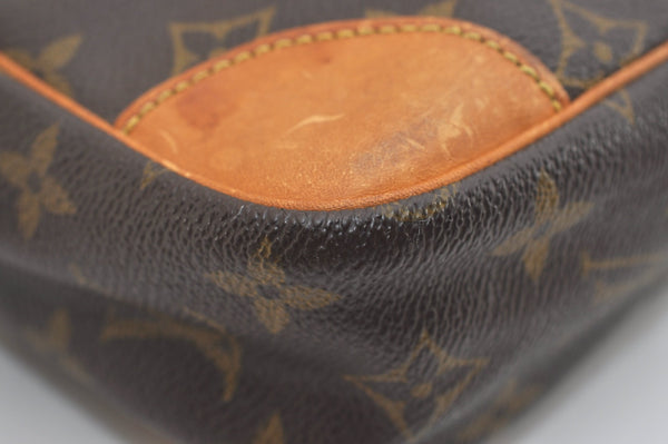 Authentic Louis Vuitton Monogram Compiegne 28 Clutch Hand Bag M51845 LV 7139J