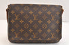 Authentic Louis Vuitton Monogram Musette Tango Shoulder Bag M51257 LV 7139K