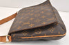 Authentic Louis Vuitton Monogram Musette Tango Shoulder Bag M51257 LV 7139K