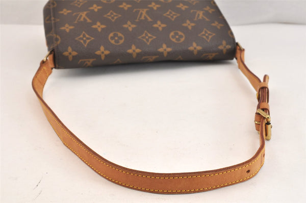 Authentic Louis Vuitton Monogram Musette Tango Shoulder Bag M51257 LV 7139K