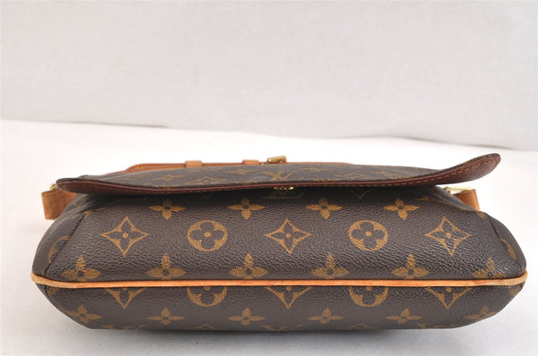 Authentic Louis Vuitton Monogram Musette Tango Shoulder Bag M51257 LV 7139K