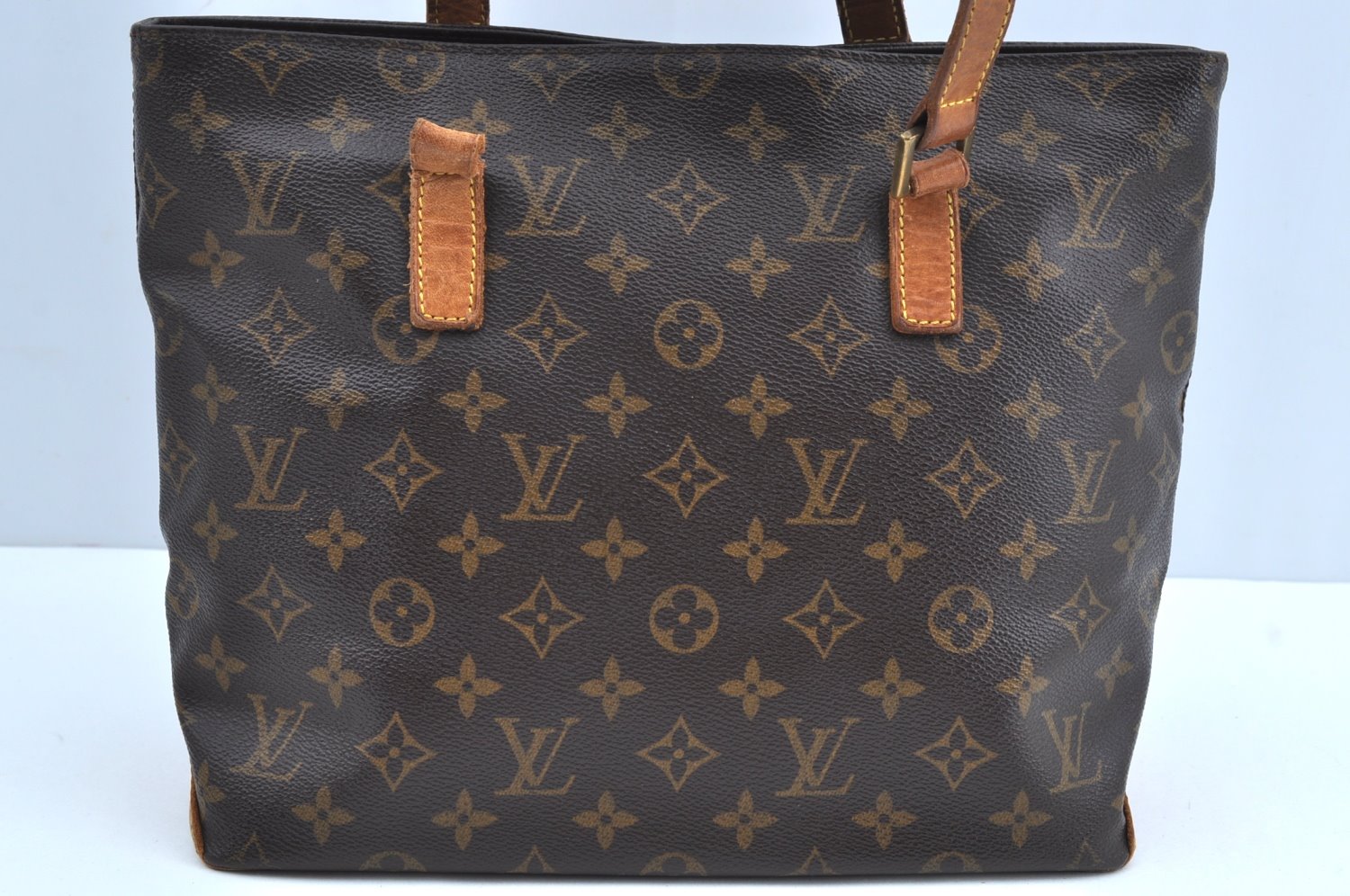 Auth Louis Vuitton Monogram Cabas Piano Shoulder Tote Bag M51148 LV Junk 7140F