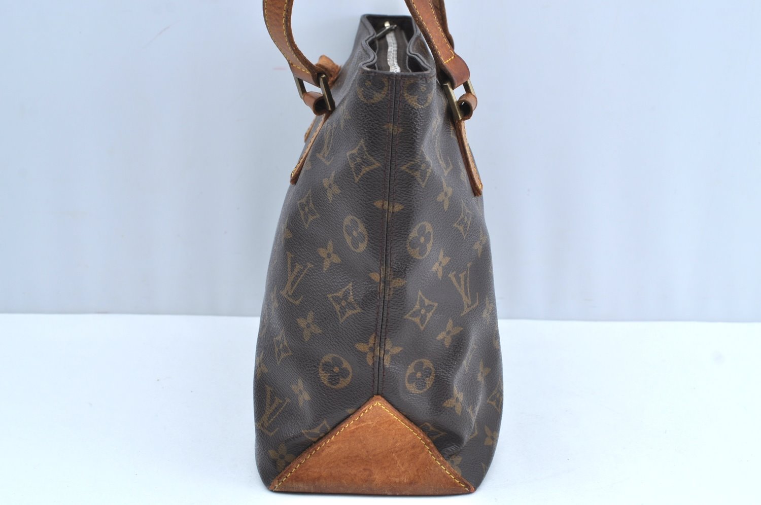 Auth Louis Vuitton Monogram Cabas Piano Shoulder Tote Bag M51148 LV Junk 7140F