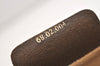 Authentic GUCCI Web Sherry Line Shoulder Cross Bag GG PVC Leather Brown 7140J