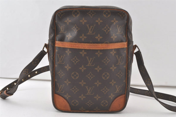 Authentic Louis Vuitton Monogram Danube MM Shoulder Cross Bag M45264 LV 7140K