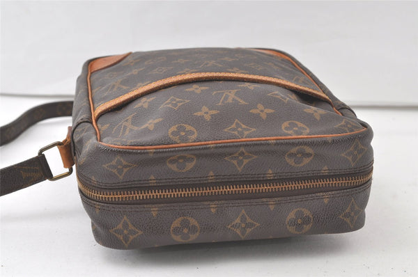 Authentic Louis Vuitton Monogram Danube MM Shoulder Cross Bag M45264 LV 7140K