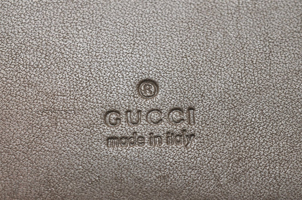 Authentic GUCCI Vintage 6 Hooks Key Case GG Canvas Leather 282432 Brown 7142I