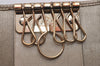 Authentic GUCCI Vintage 6 Hooks Key Case GG Canvas Leather 282432 Brown 7142I