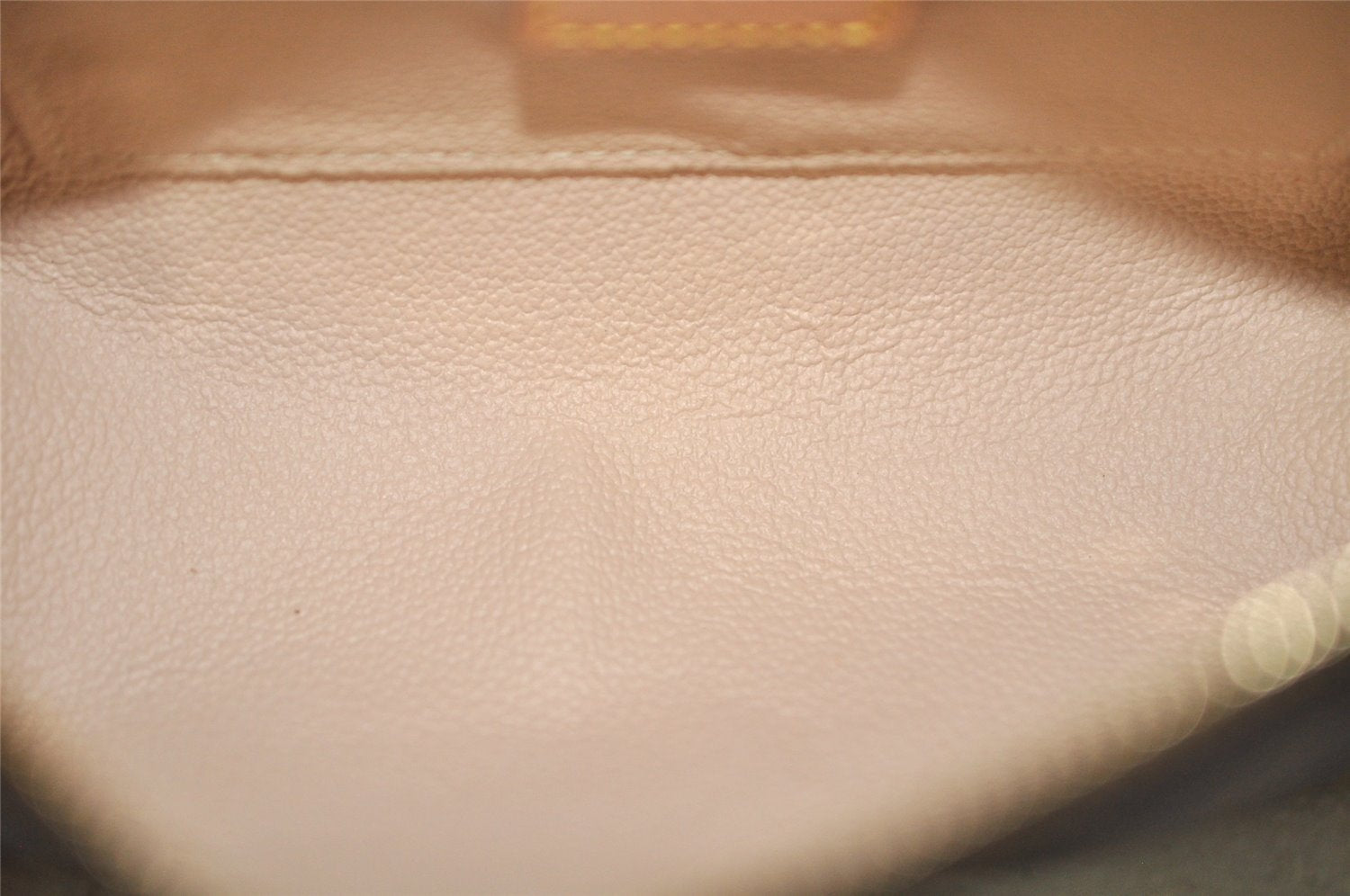 Authentic Louis Vuitton Monogram Pochette Cosmetic Pouch M47515 LV 7143I