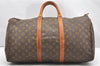 Authentic Louis Vuitton Monogram Keepall 50 Travel Boston Bag Old Model LV 7143K