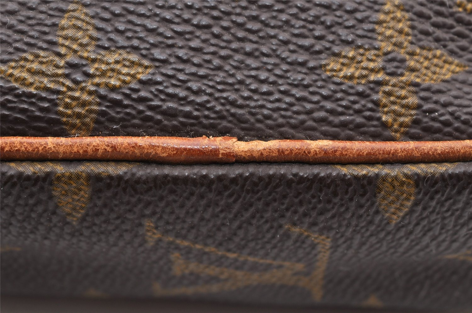 Auth Louis Vuitton Monogram Mini Poche Danube Shoulder Bag M45268 Junk 7144I