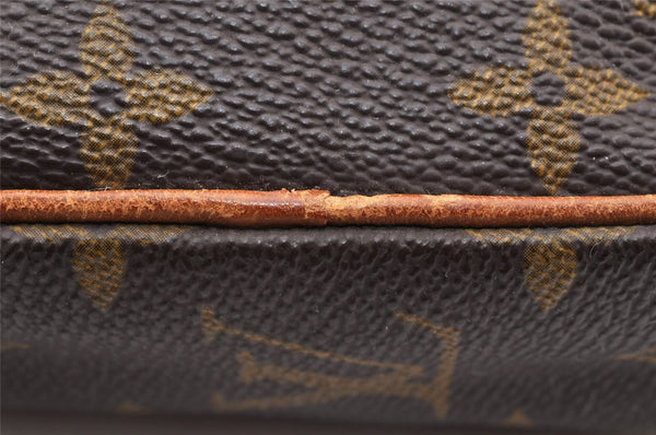 Auth Louis Vuitton Monogram Mini Poche Danube Shoulder Bag M45268 Junk 7144I