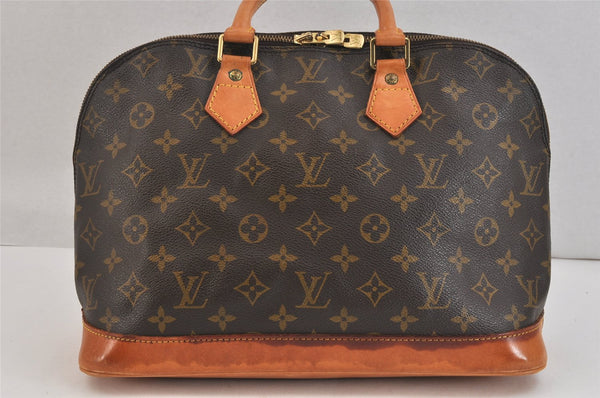 Authentic Louis Vuitton Monogram Alma Hand Bag Purse M51130 LV 7145K