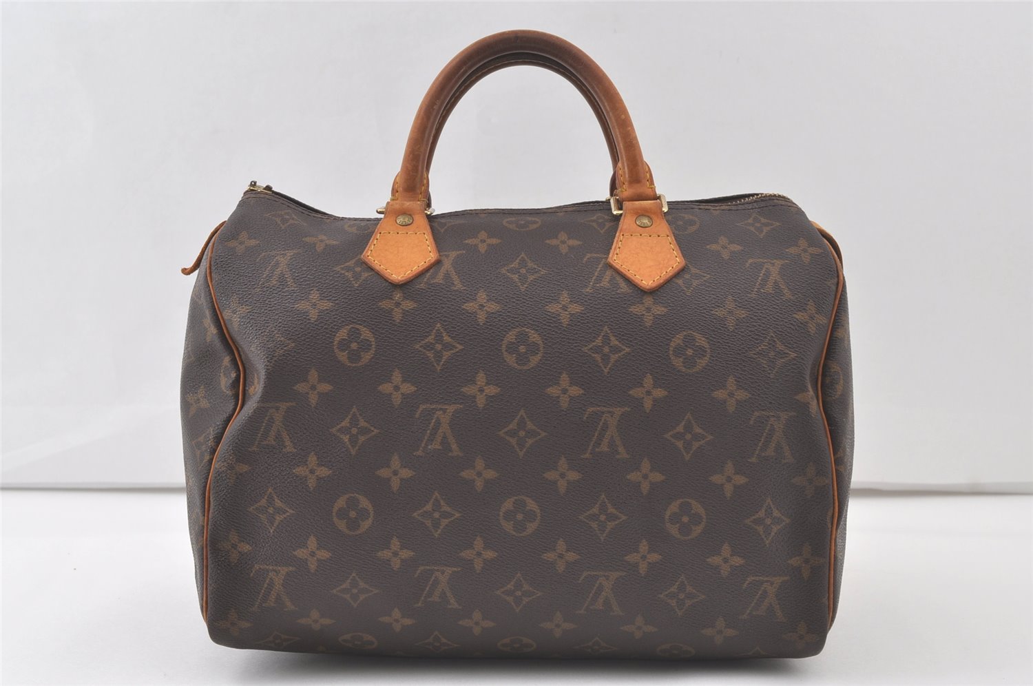 Authentic Louis Vuitton Monogram Speedy 30 Hand Boston Bag M41526 Junk 7146K