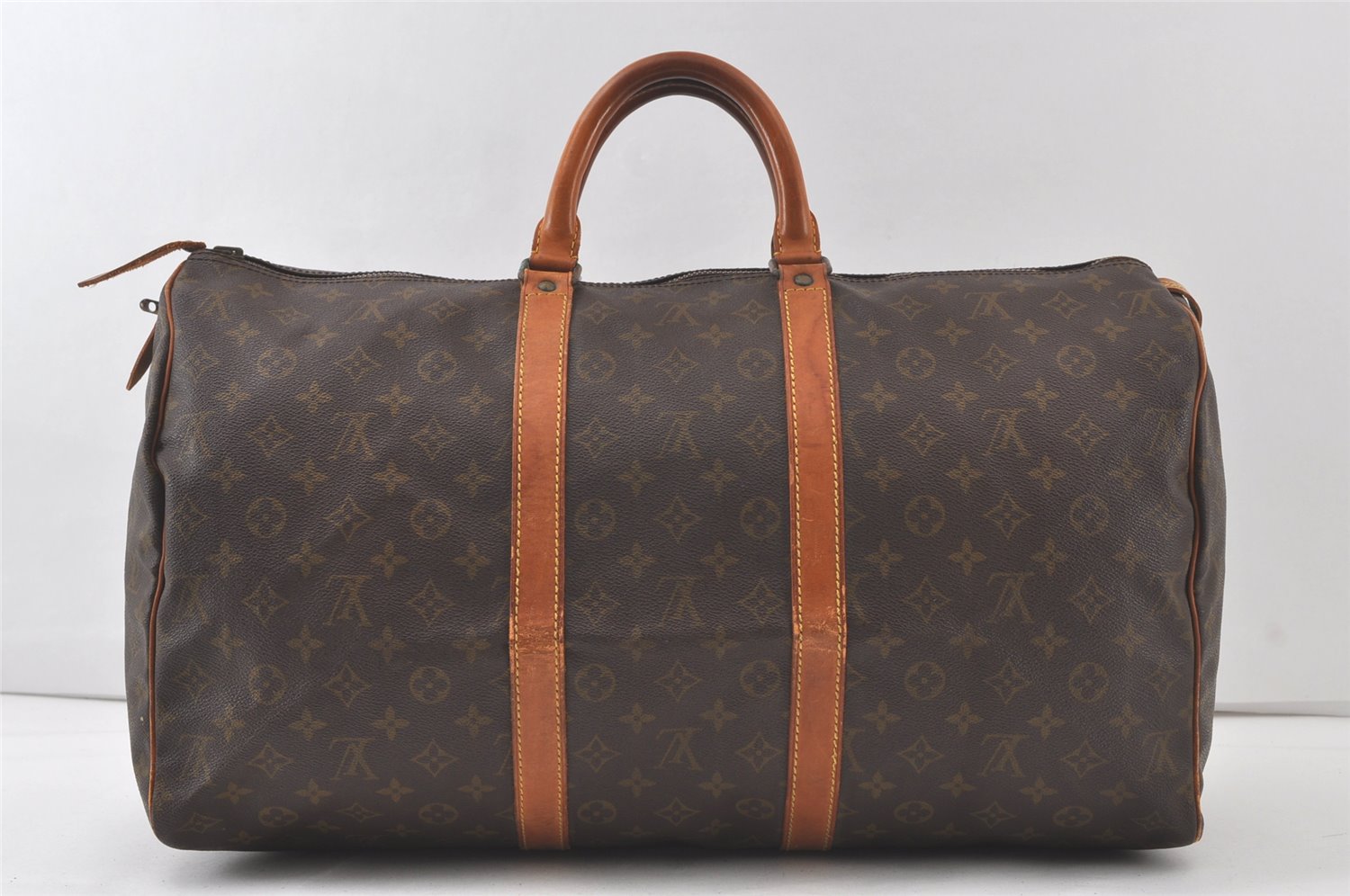 Authentic Louis Vuitton Monogram Keepall 50 Travel Boston Bag Old Model LV 7148K