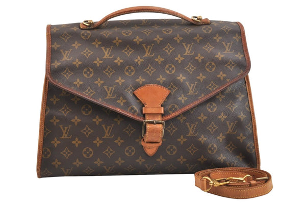 Authentic Louis Vuitton Monogram Beverly 44 M51120 2Way Shoulder Hand Bag 7149K