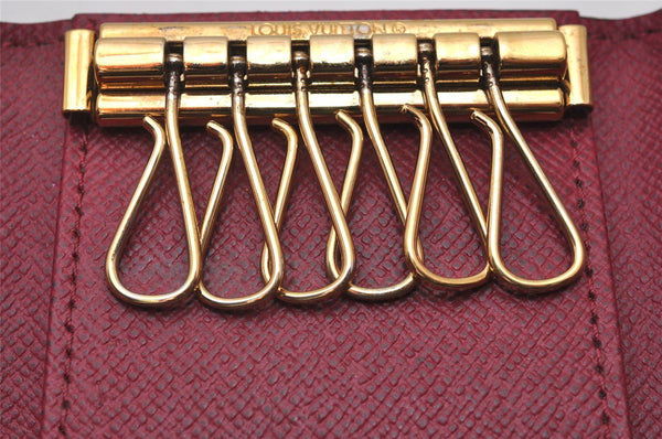 Authentic Louis Vuitton Monogram Multicles 6 Key Case Holder M60701 Purple 7151I