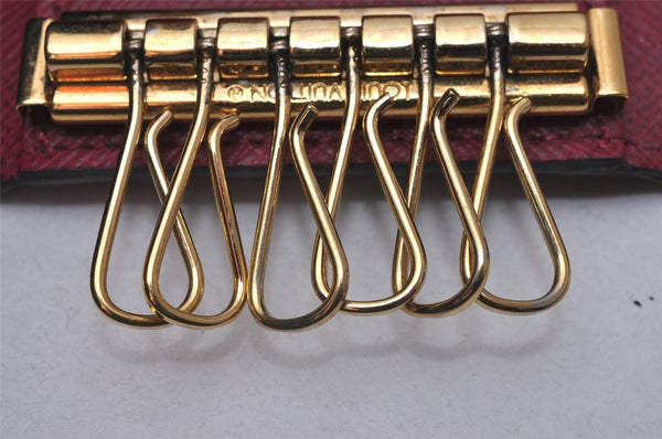 Authentic Louis Vuitton Monogram Multicles 6 Key Case Holder M60701 Purple 7151I