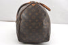 Authentic Louis Vuitton Monogram Speedy 40 Hand Boston Bag M41522 LV Junk 7151K