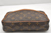 Authentic Louis Vuitton Monogram Compiegne 23 Clutch Hand Bag M51847 LV 7152K