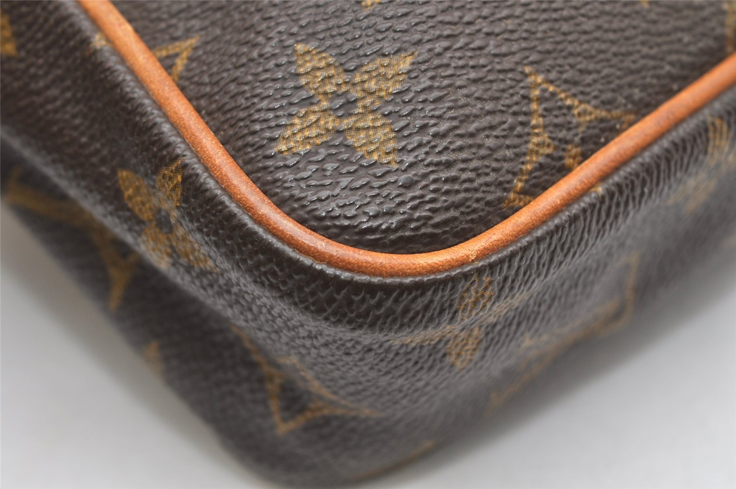 Authentic Louis Vuitton Monogram Compiegne 23 Clutch Hand Bag M51847 LV 7152K